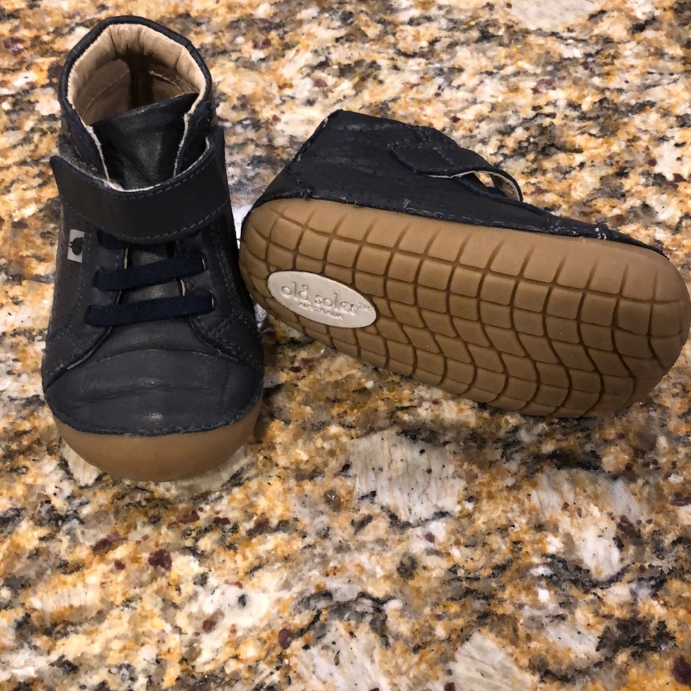 Old Soles Navy hi-top sneaker size 6